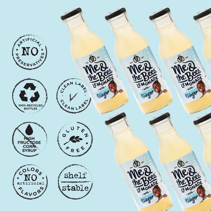 Me & The Bees Ginger Lemonade - 12oz