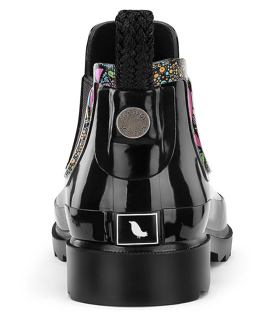Sakroots Rhyme Printed Waterproof Chelsea Rain Booties
