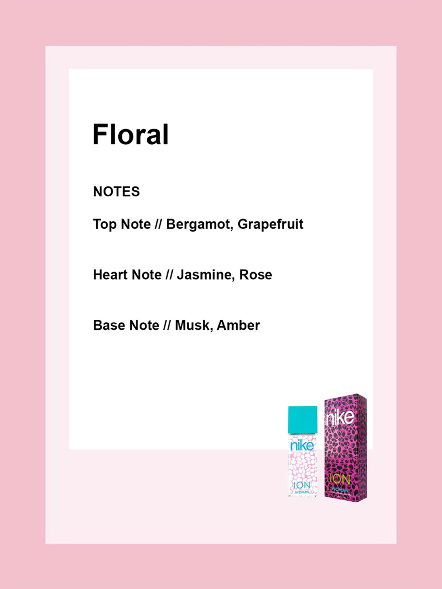 Nike Ion Eau de Toilette for Women - 75 ml