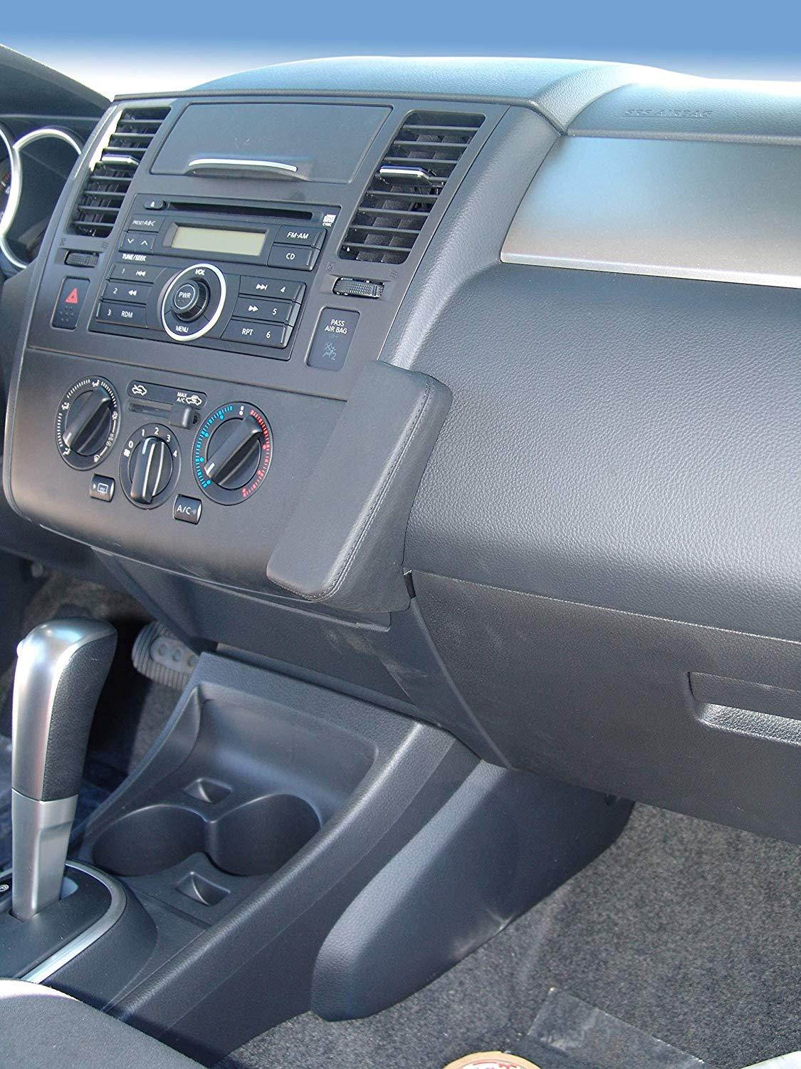 KUDA 081895 Leather Mount Black Compatible with Nissan Versa (2007-2011)