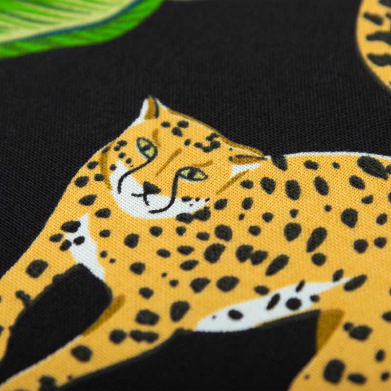 22"x22" Oversize Poly-Filled Cheetah Print Indoor/Outdoor Square Throw Pillow - Rizzy Home