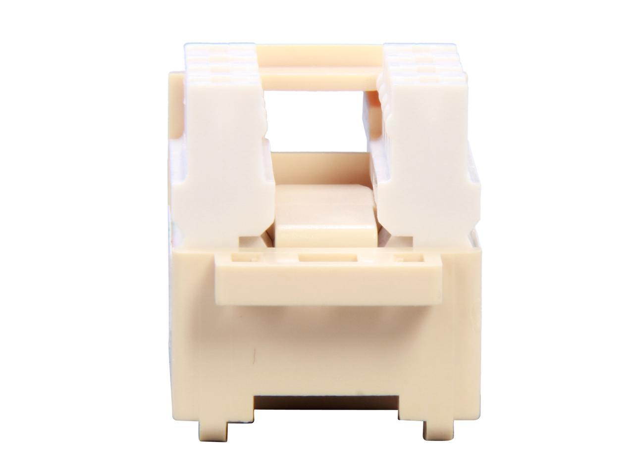 SA RJ45PD-I Cat. 6 Punch Down Keystone Jack - Ivory