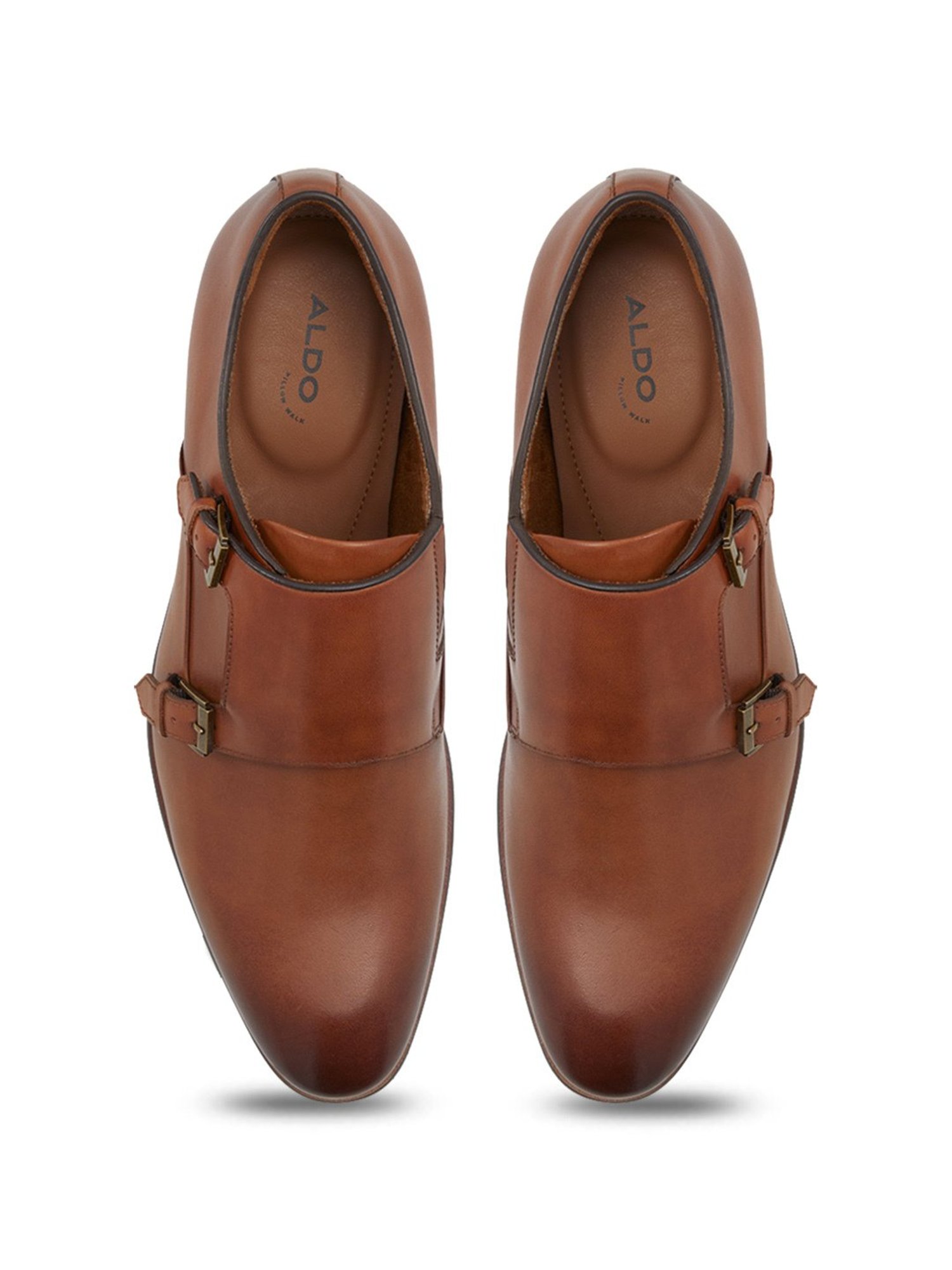 Aldo Men's Cognac Monk Shoes