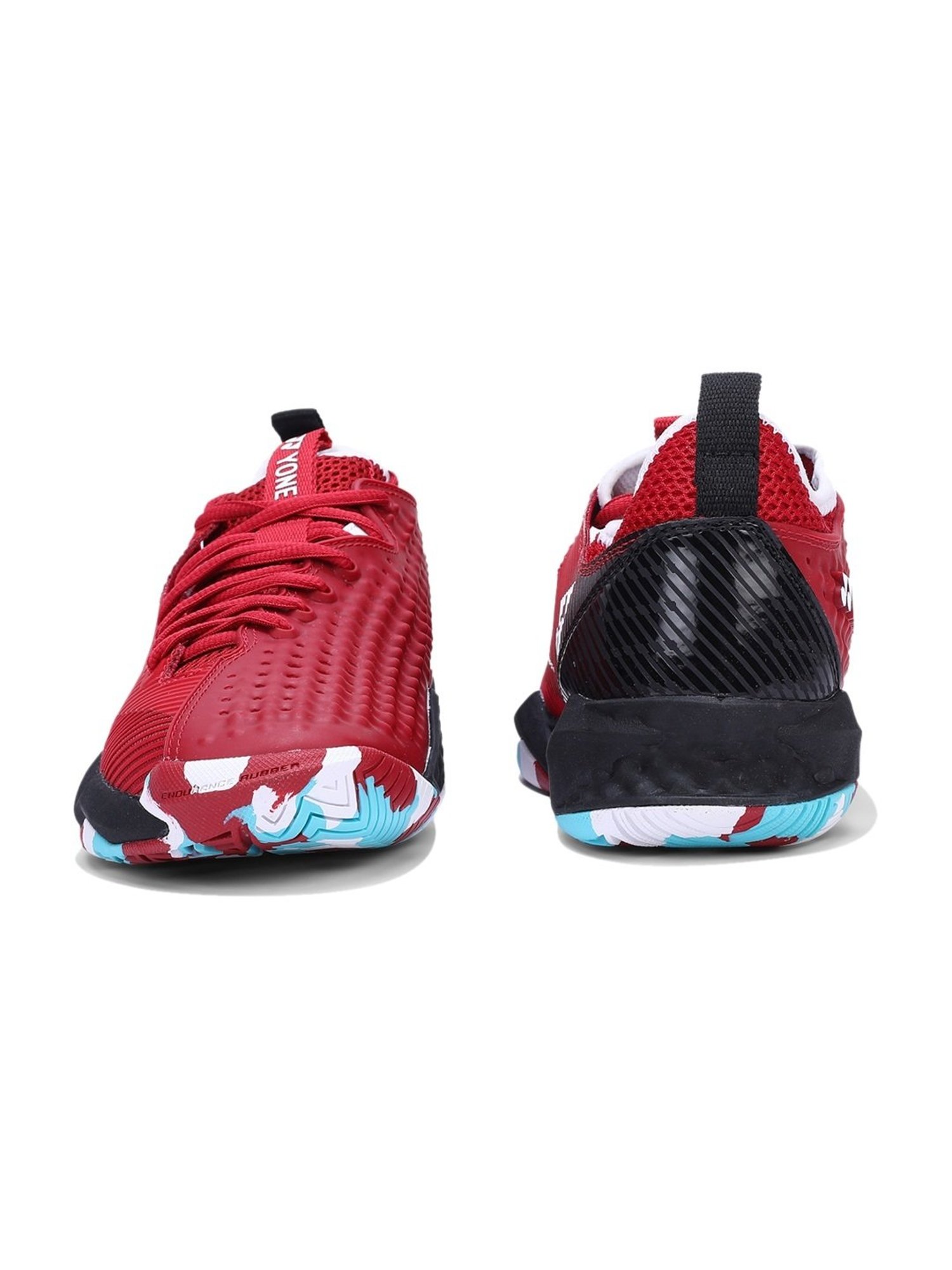 Yonex TENNIS SHOE FUSIONREV4 RED NON MARKING POWER CUSHION+