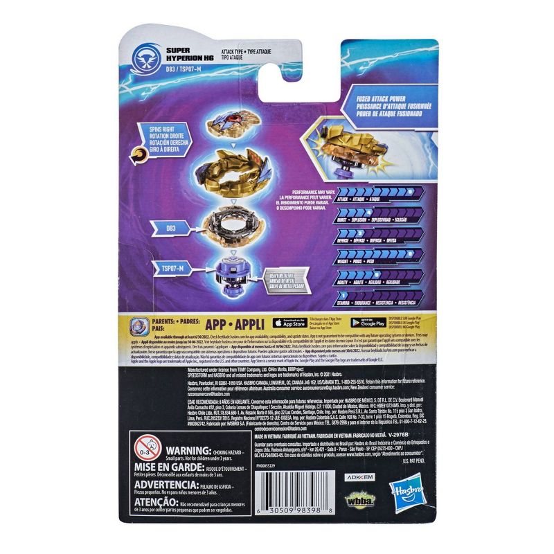 Beyblade Slingshock Driger F and HS Zone Balkesh