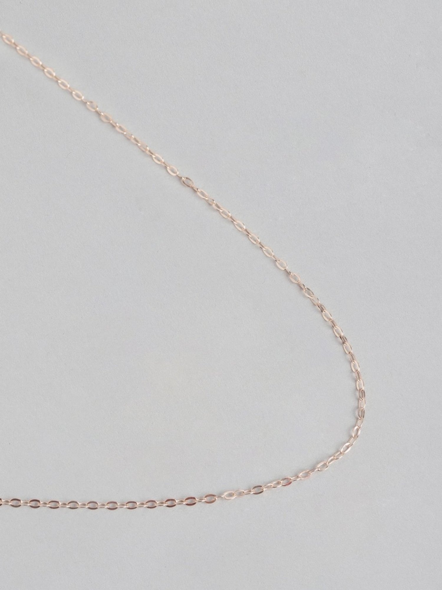 Zavya Rose Gold-Plated 92.5 Sterling Silver Cable Chain
