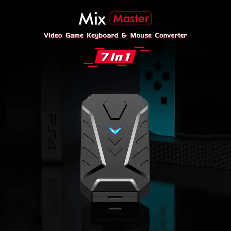 Greatlizard Suitable For PS4 Console Keyboard And Mouse Converter Throne Suitable For PS3/PS4/PS5/XboxONE/Switch Package