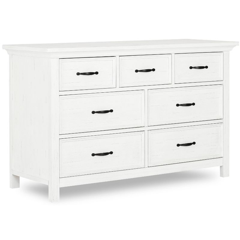 Evolur Belmar Double Dresser - Weathered White