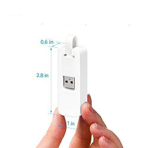 Ethernet Adapter Foldable USB 30 to 101001000 Gigabit Ethernet LAN Network Adapter Plug Play Compble with  MacBook Surface Pro XPS Laptop Ultrabook Chromebook PC Imac Windows 107 Linux OS Xbo