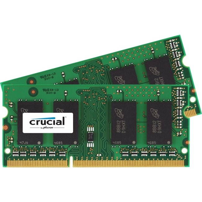 Crucial 8GB (2 x 4GB) 204-Pin DDR3 SO-DIMM DDR3L 1866 (PC3L 14900) Laptop Memory Model CT2KIT51264BF186DJ