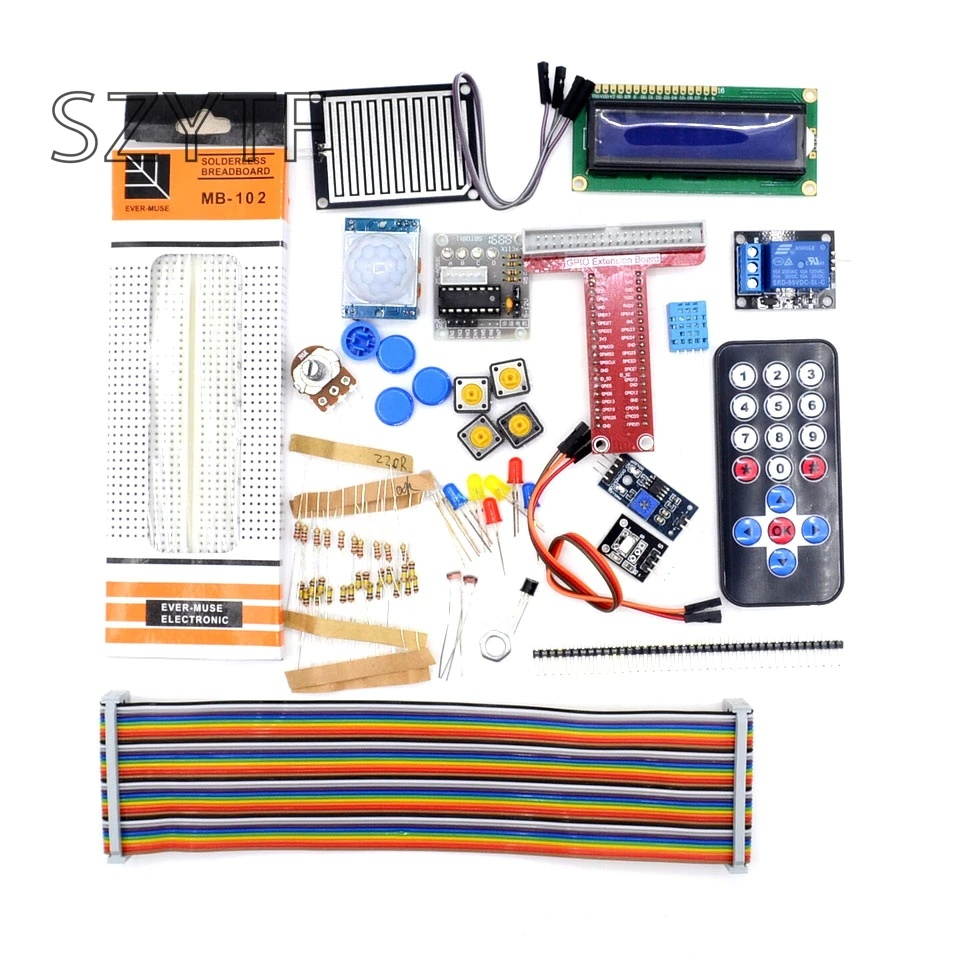 Raspberry Pi B + Kit T- GPIO expansion board to send one meter long PL2303 Brush line
