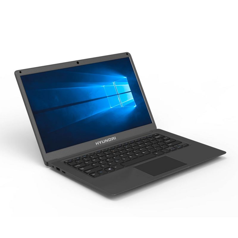 Hyundai Thinnote-A, 14.1" Celeron Laptop, 4GB RAM, 64GB Storage, Expandable 2.5" SATA HDD Slot, Windows 10 Home S Mode, English - Space Grey