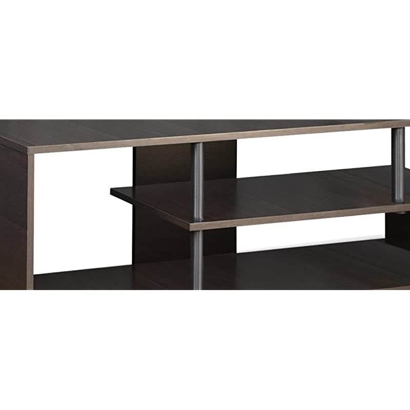 Econ Low Rise TV Stand, Espresso/Black