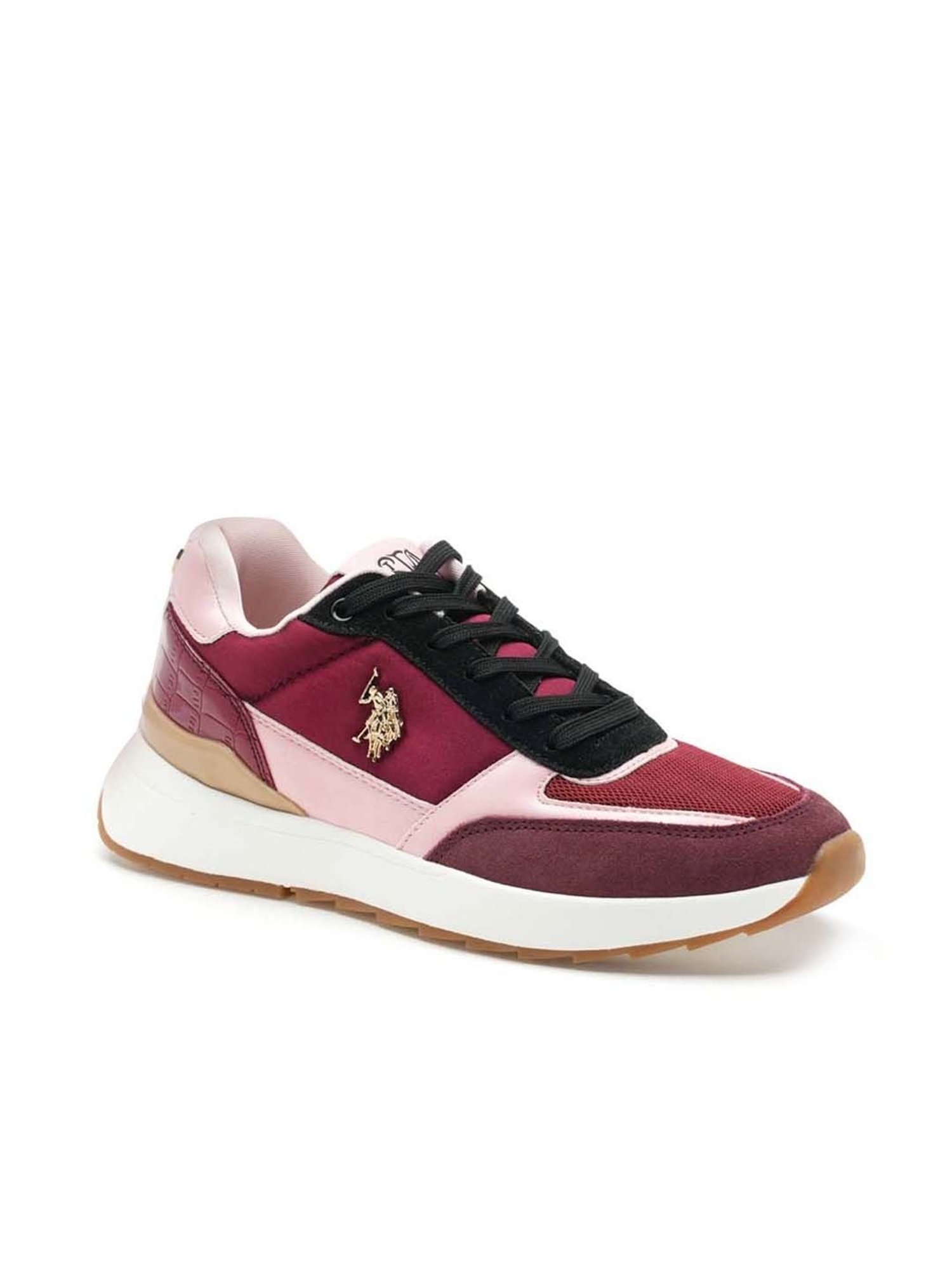 U.S. Polo Assn. Women's Maroon Running Shoes