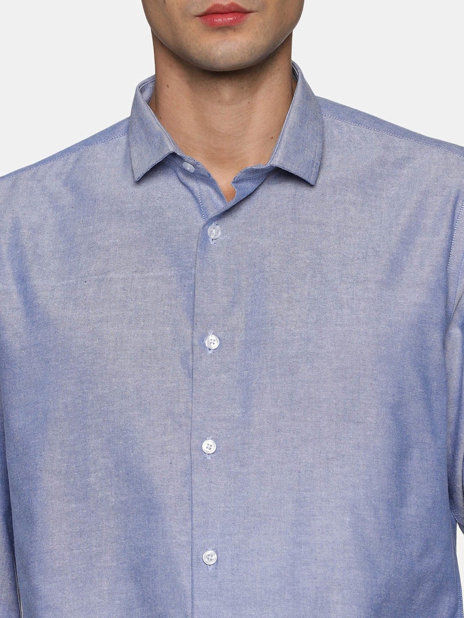 Don Vino Blue Regular Fit Shirt