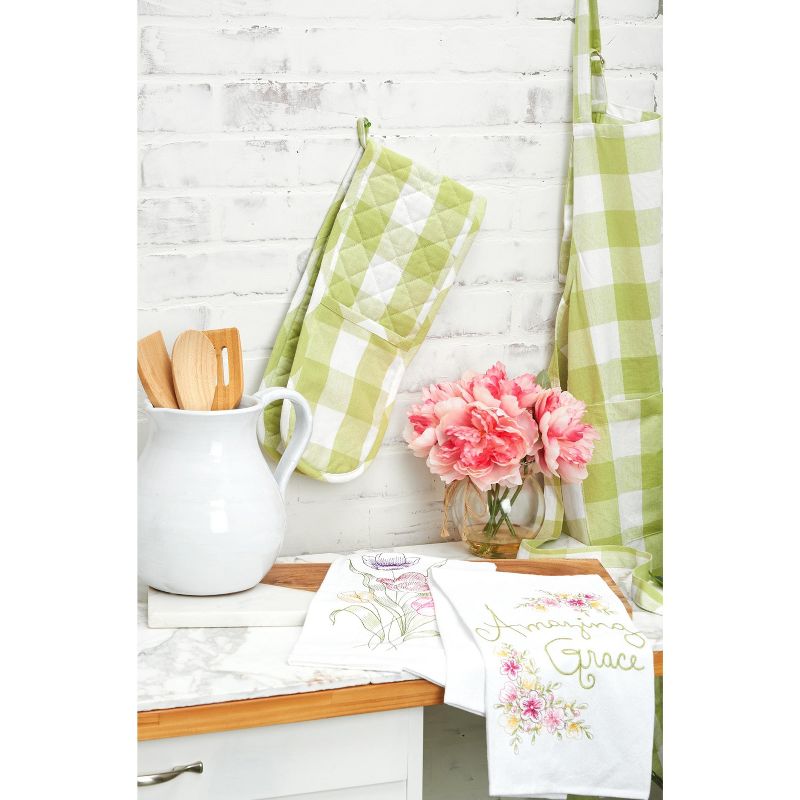 C&F Home Franklin Peridot Double Oven Mitt