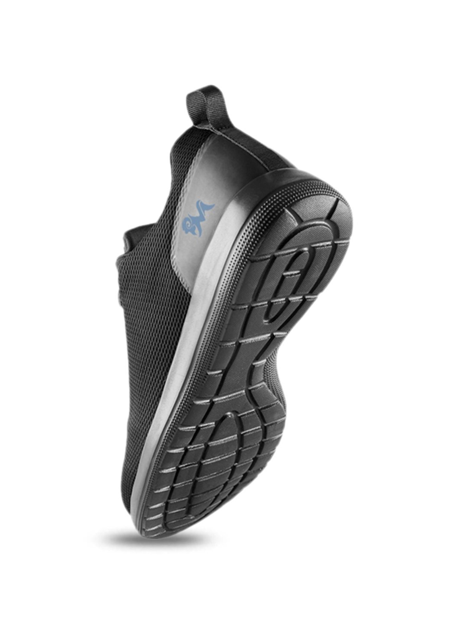 Neemans Men's Light Walkers Black Running Shoes