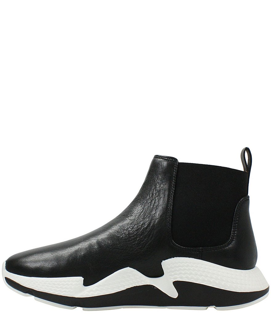 L'Amour Des Pieds Haddy Leather Chelsea Sneaker Booties