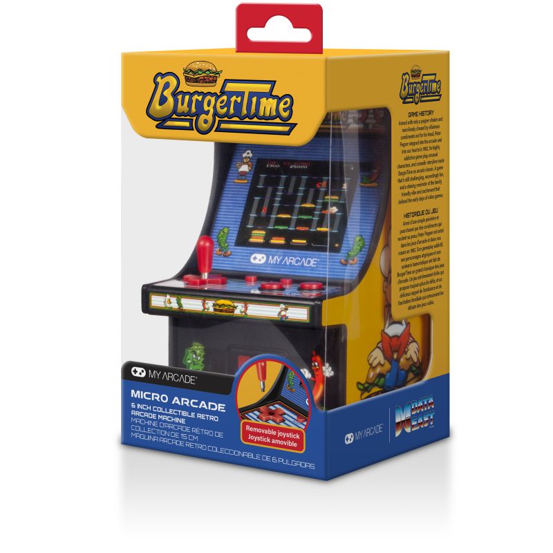 DREAMGEAR DG-DGUNL-3203 6 RETRO BURGERTIME MICRO ARCADE