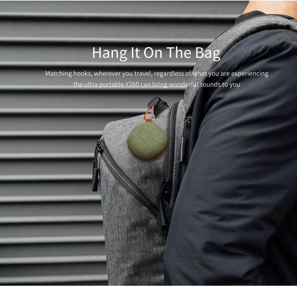 AWEI Y260 Bluetooth Speaker Mini Portable Wireless Speaker IPX4 Waterproof Kalonki Sound Box Blutooth Boombox For Computer Phone (Brown)