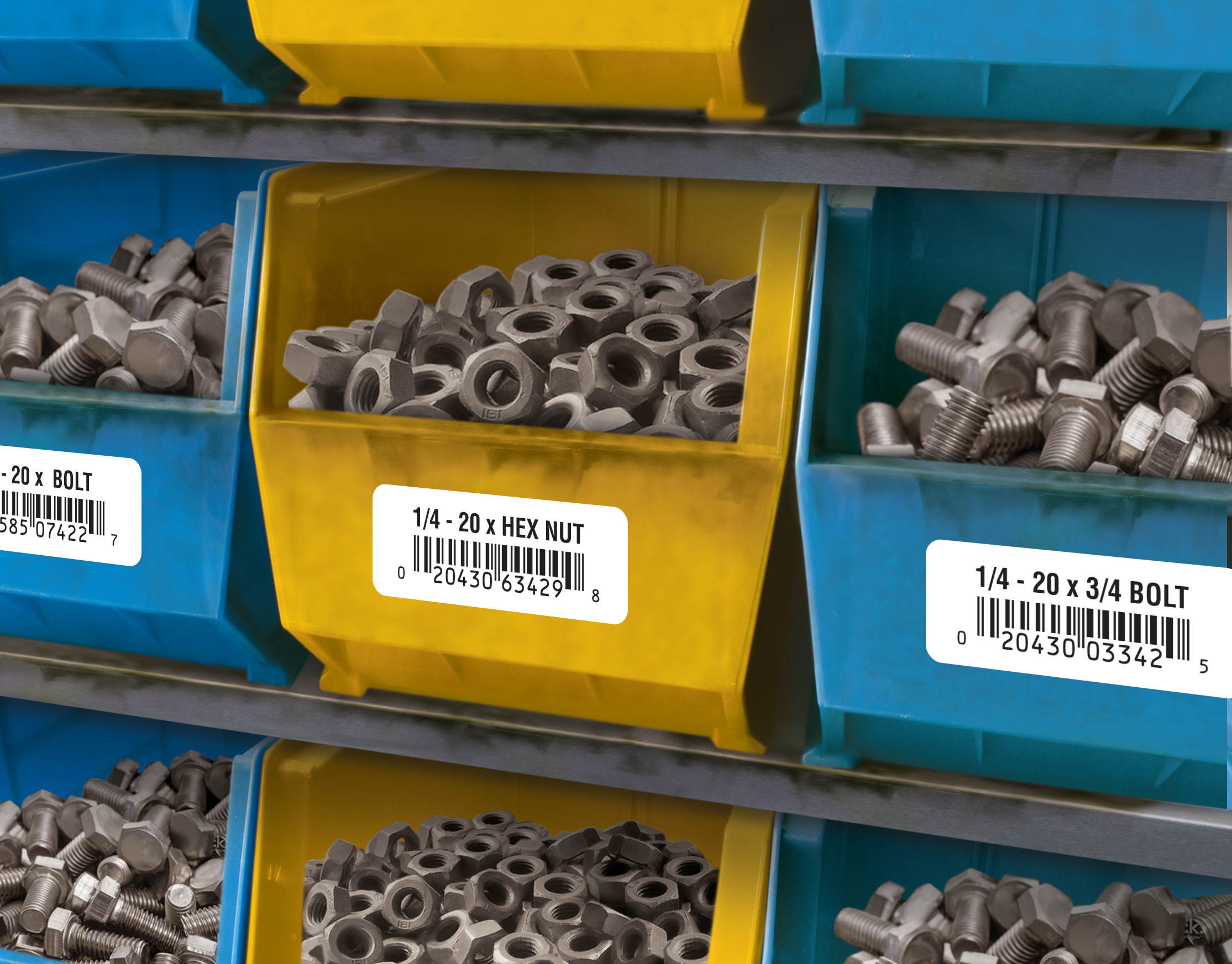 Avery Durable ID Labels, TrueBlock Technology, Permanent Adhesive, 2/3" x 1-3/4", 3,000 Labels (61533)