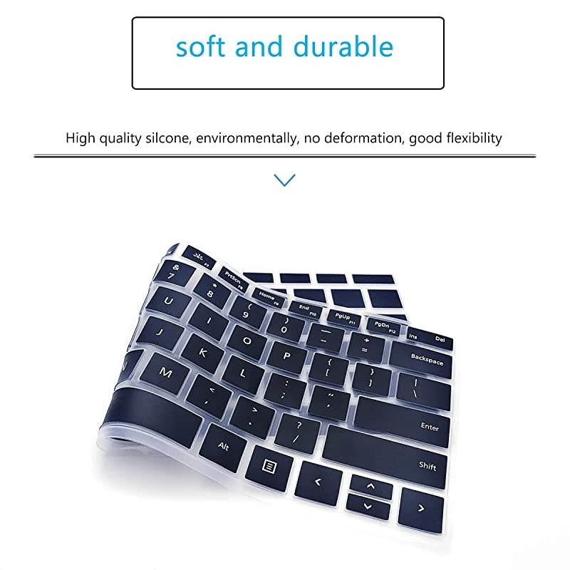 Keyboard Cover Fit 2020 2019 Microsoft Surface Pro 7 |2019 2018 Surface Pro 6 |Surface Pro 5 |Surface Pro 4 123 Premium Ultra Thin Keyboard Protective Skin US Layout Black