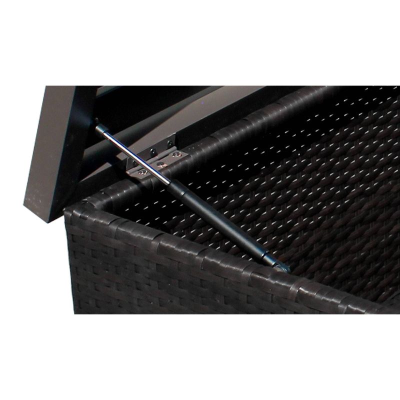 New Boston 8pc Seating Set Gray Frame Sunbrella Spectrum Denim Fabric - La-Z-Boy