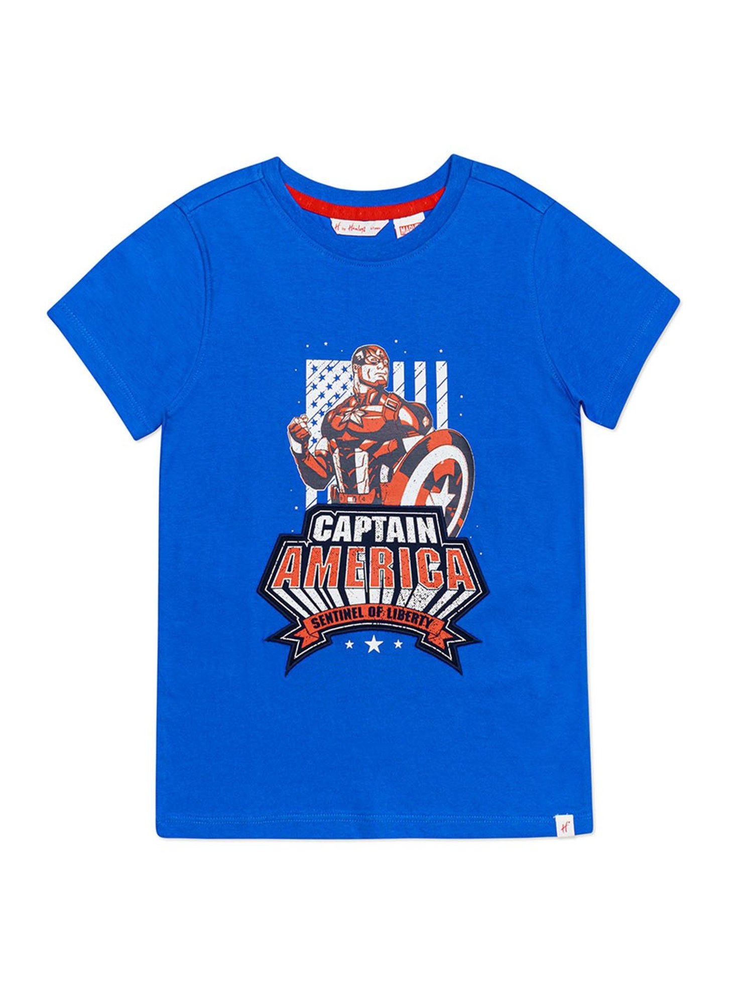 H by Hamleys Boys Royal Blue Printed T-Shirt