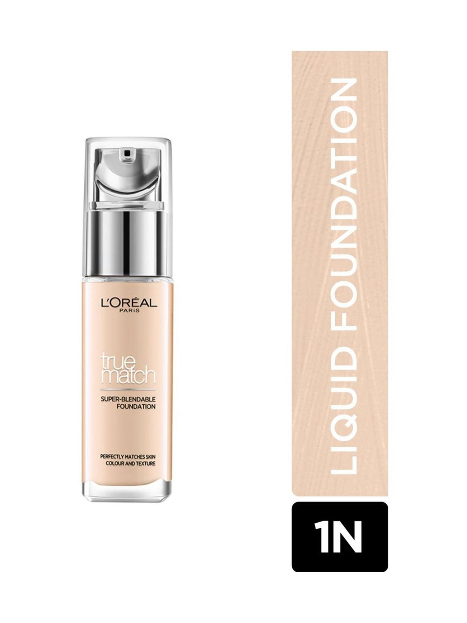 L'Oreal Paris True Match Super-Blendable Foundation - N1 Ivory, 30ml