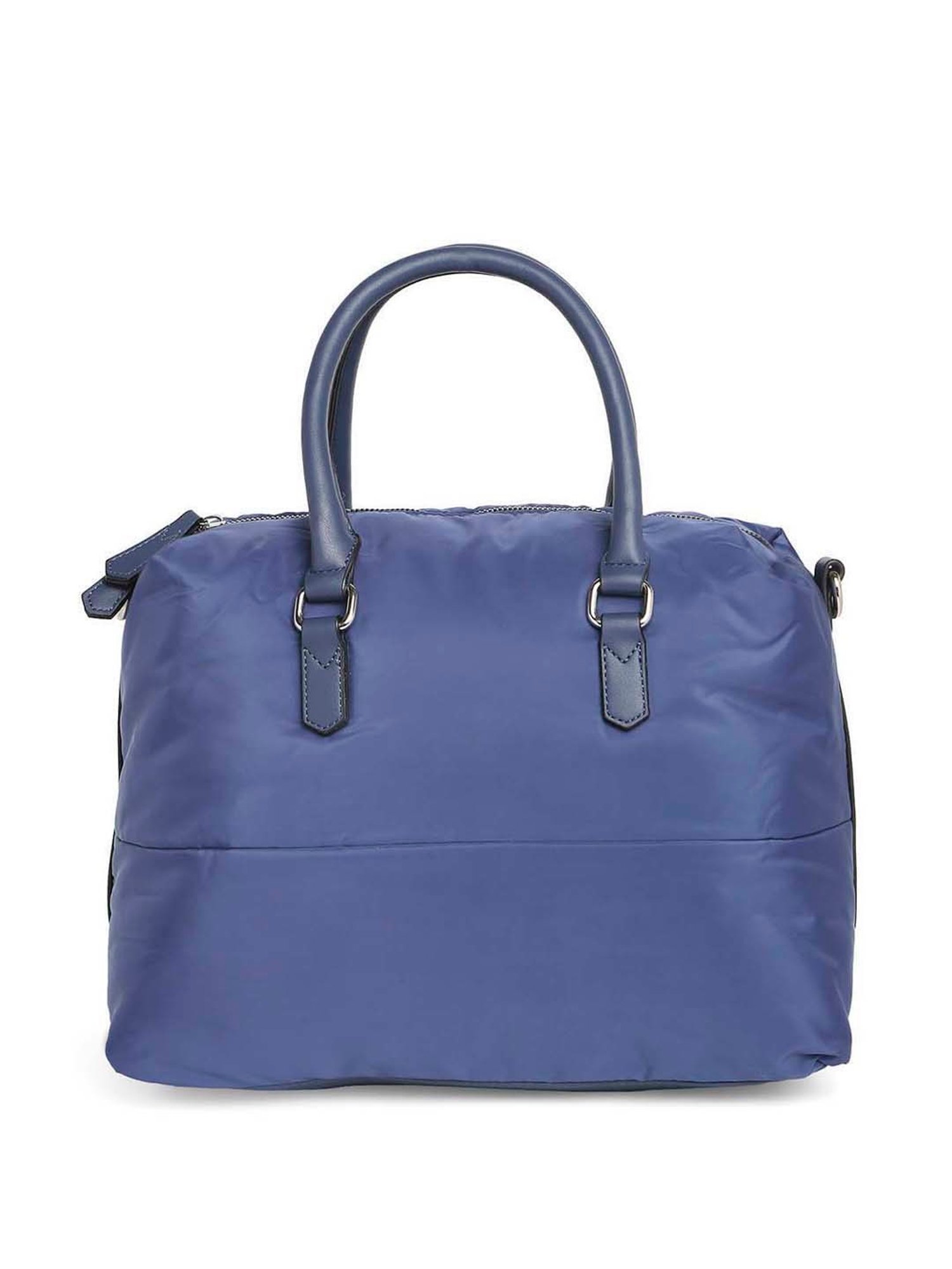 Marina Galanti Blue Quilted Medium Bowler Bag