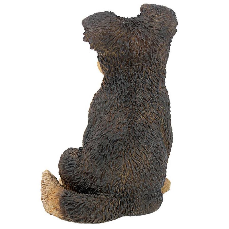 Design Toscano Brown Collie Puppy Dog Statue - Brown