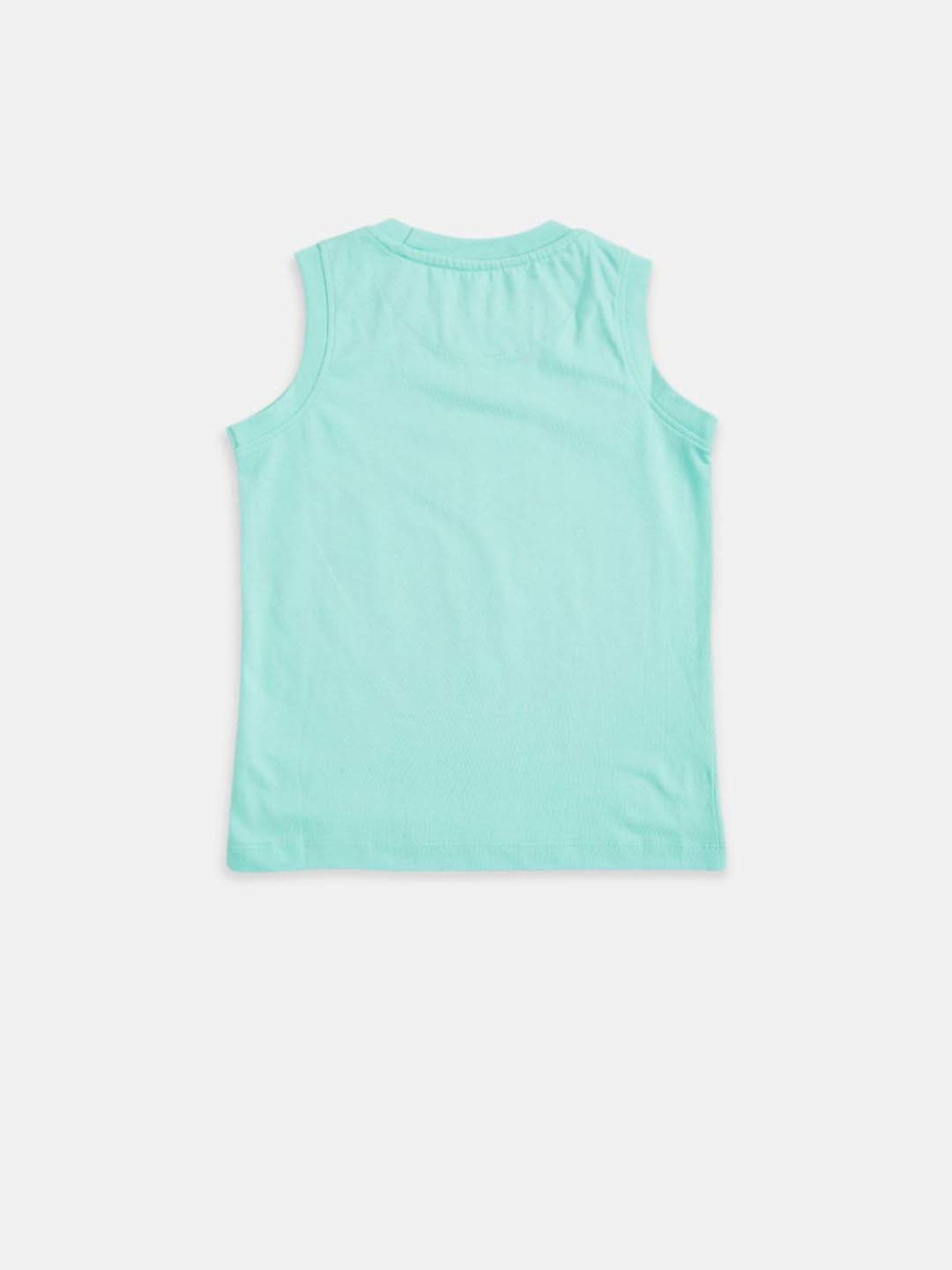 Pantaloons Baby Kids Blue Cotton Printed T-Shirt