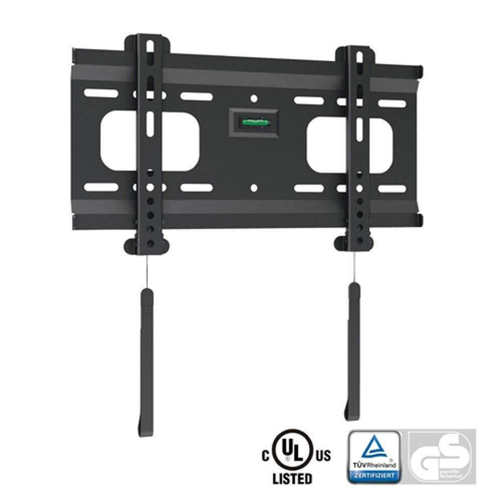 Ultra-Slim Black Fixed/Flat Low-Profile Wall Mount Bracket for Hisense 40K366 40" inch LED HDTV TV/Television