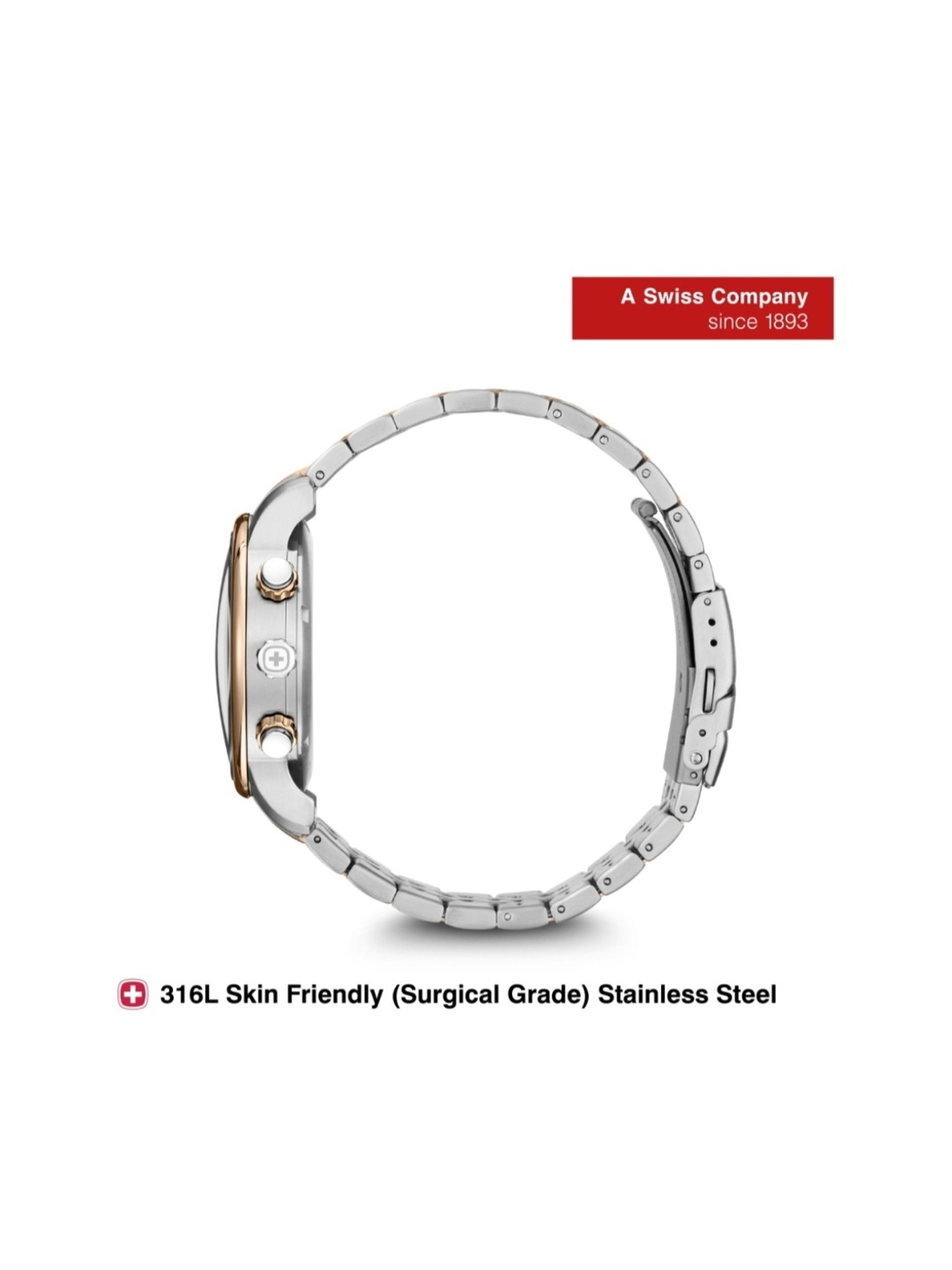 Wenger Swiss Made 01.1743.129 Urban Classic Chrono Analog Watch for Men