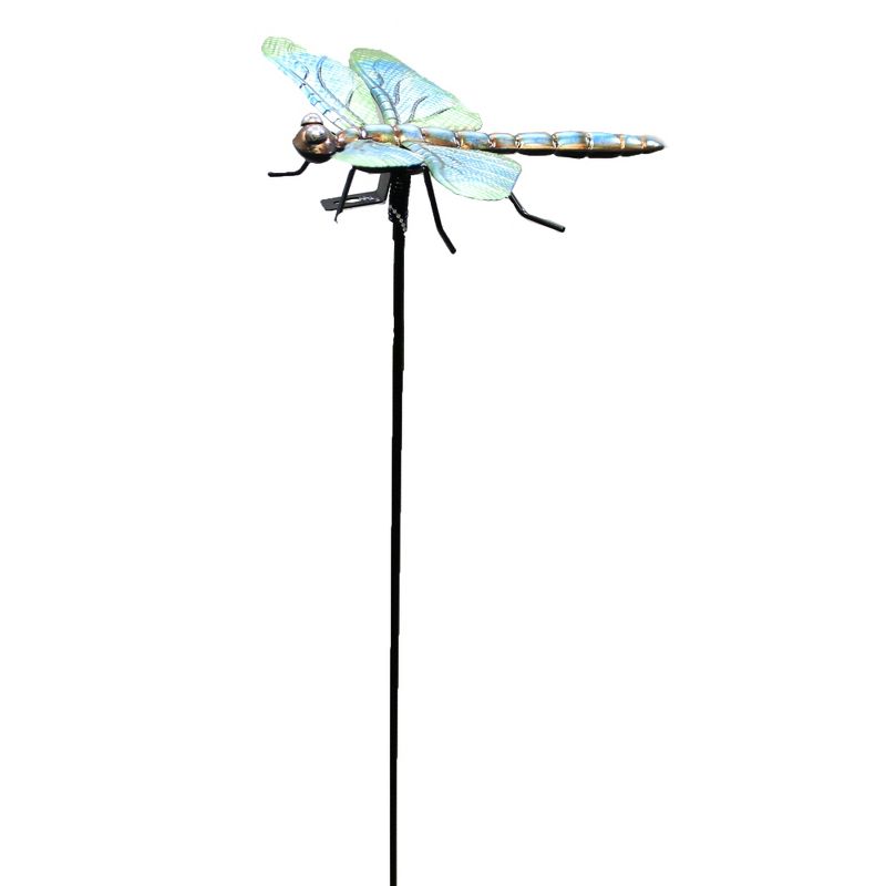 Home & Garden 30.5" Dragonfly Dasher Garden Stake Yard Decor Regal Art & Gift  -  Decorative Garden Stakes