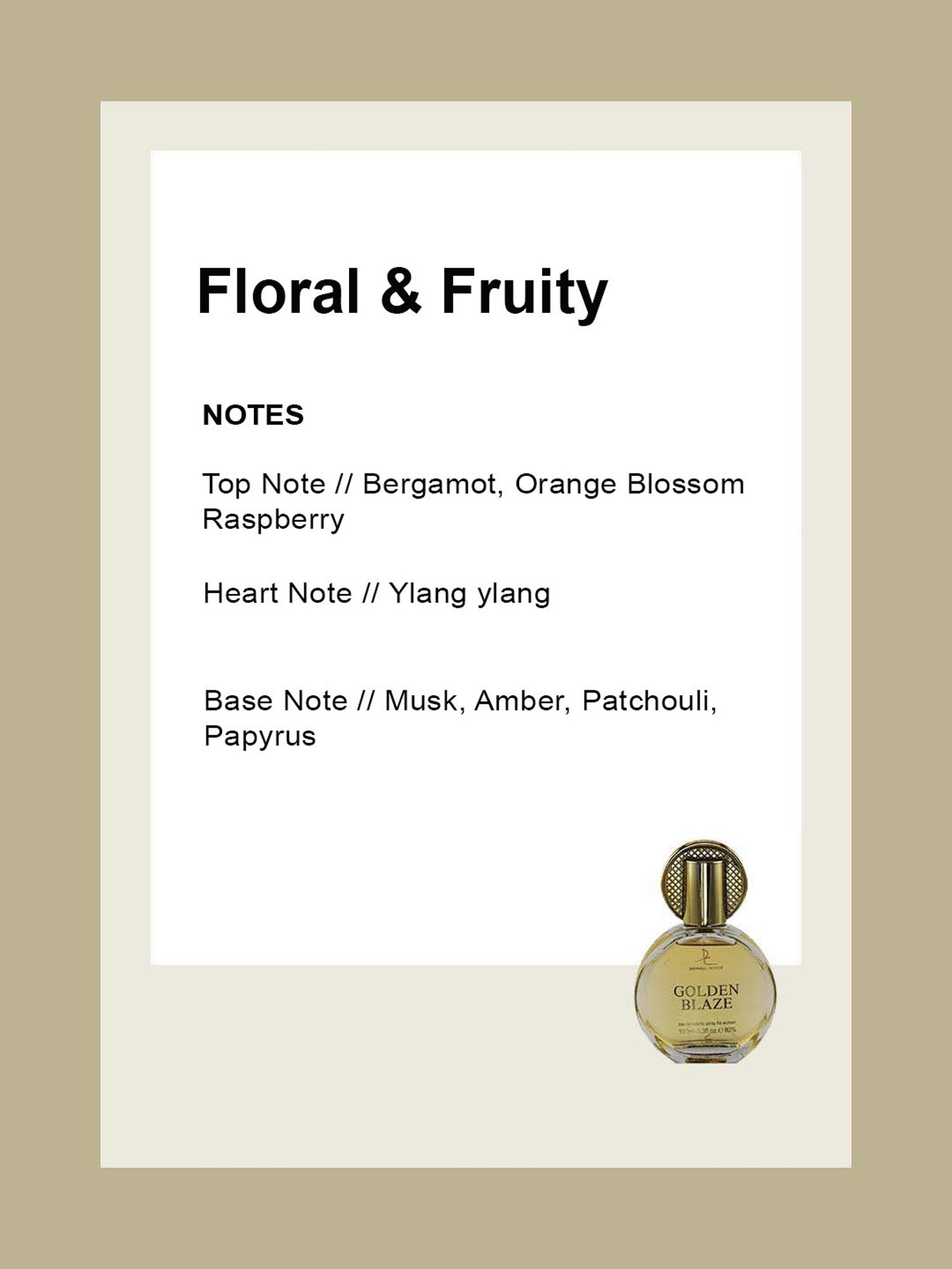 Dorall Collection Golden Blaze Eau de Toilette for Women - 100 ml