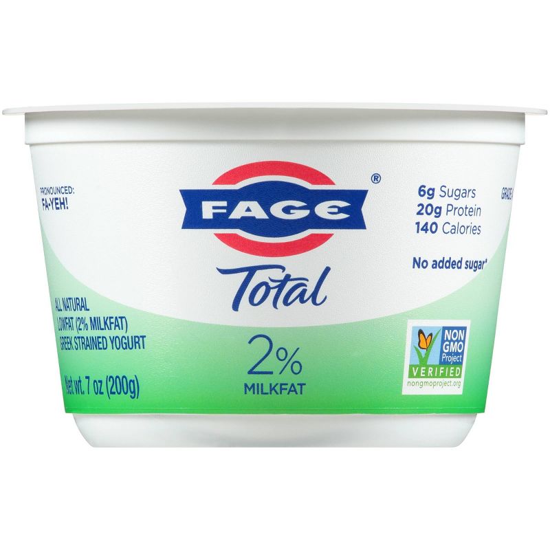 FAGE Total 2% Milkfat Plain Greek Yogurt - 7oz