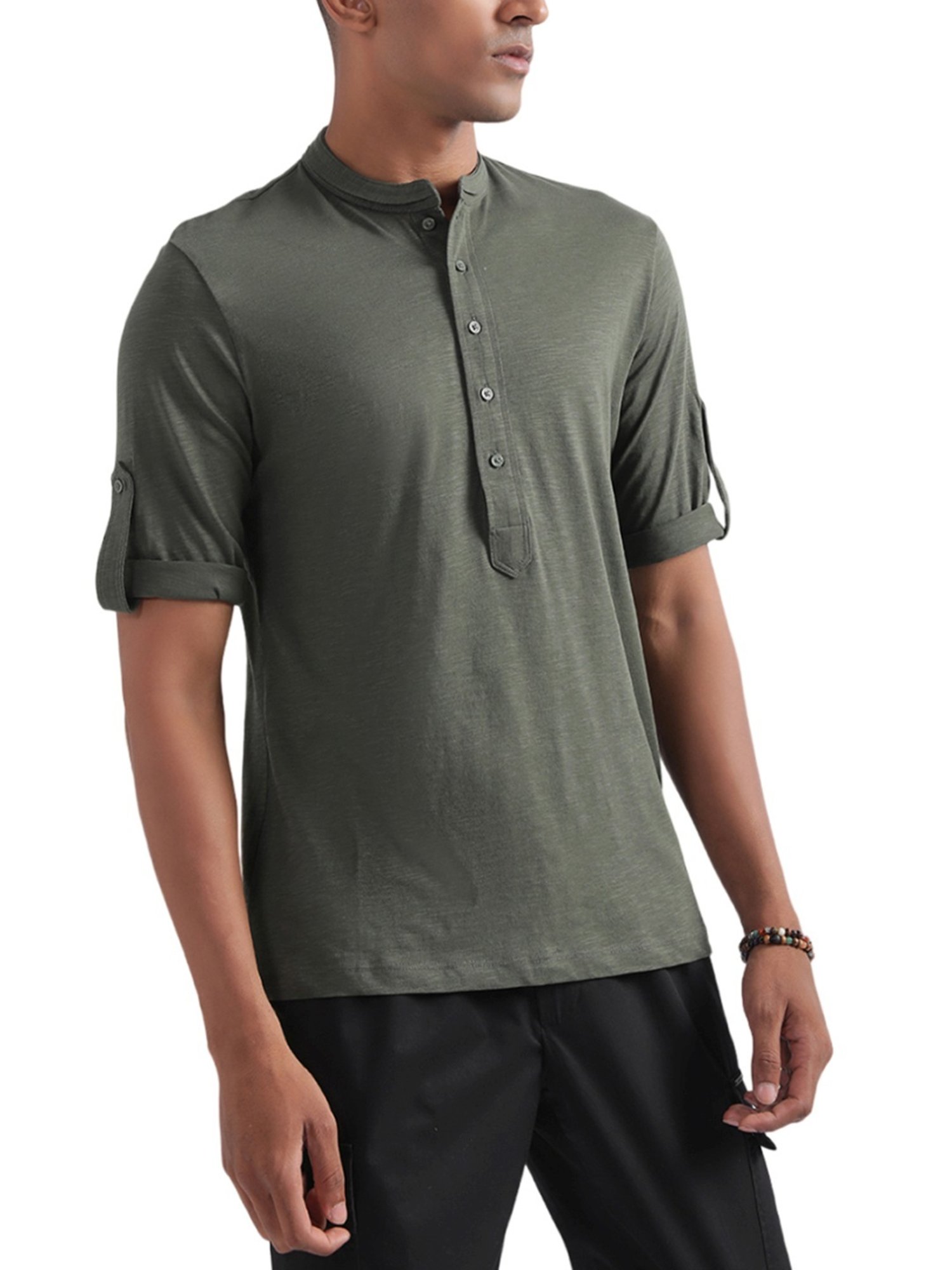 Antony Morato Olive Cotton Regular Fit T-Shirt