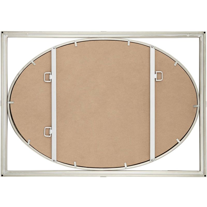 Uttermost Akita Brushed Nickel 24" x 34" Wall Mirror