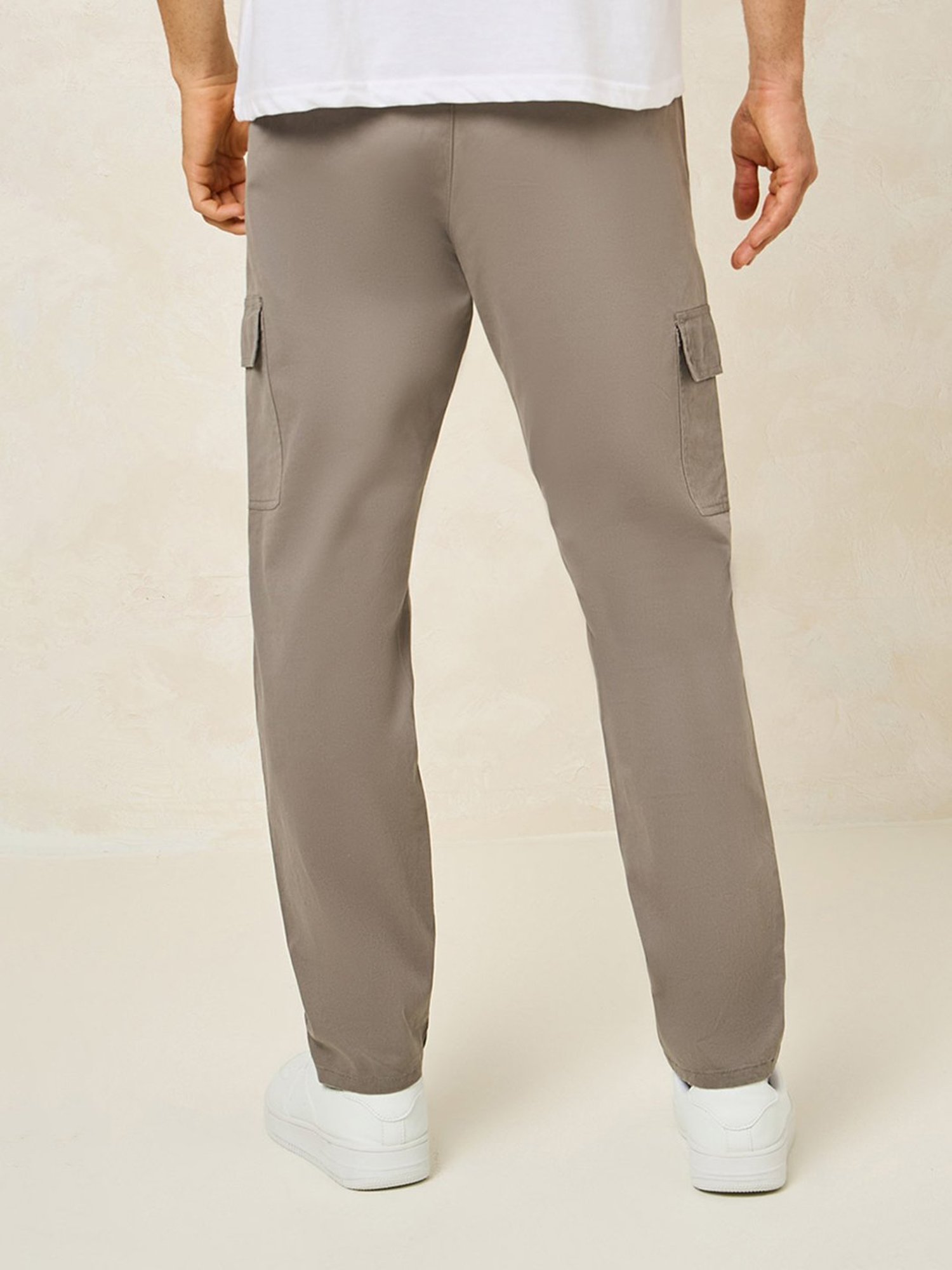 Styli Grey Slim Fit Cargos