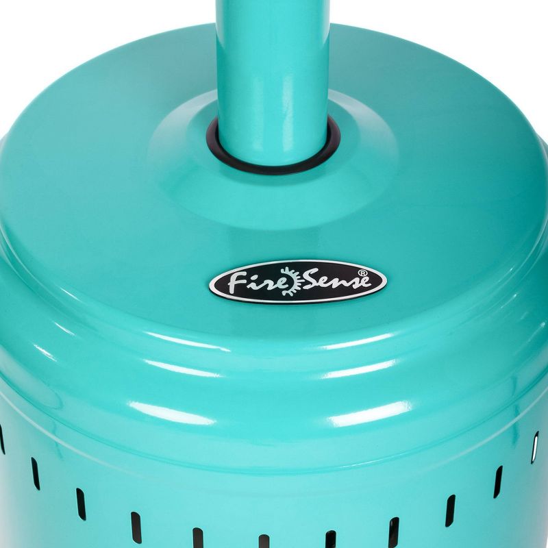 Aqua Blue Powder Coated Patio Heater - Fire Sense