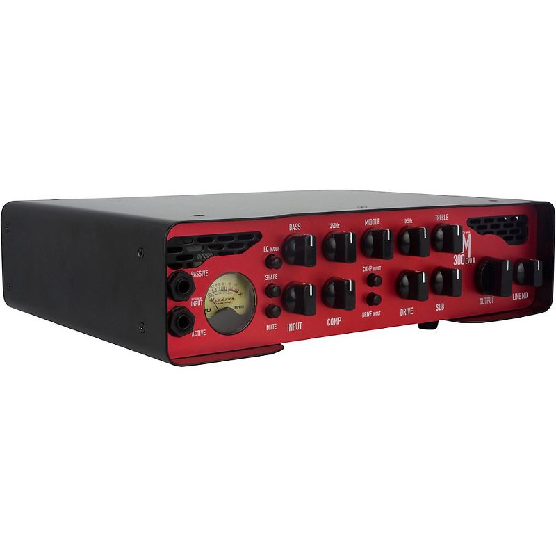 Ashdown Rootmaster RM-300 EVO II 300W Bass Amp Head Black and Red