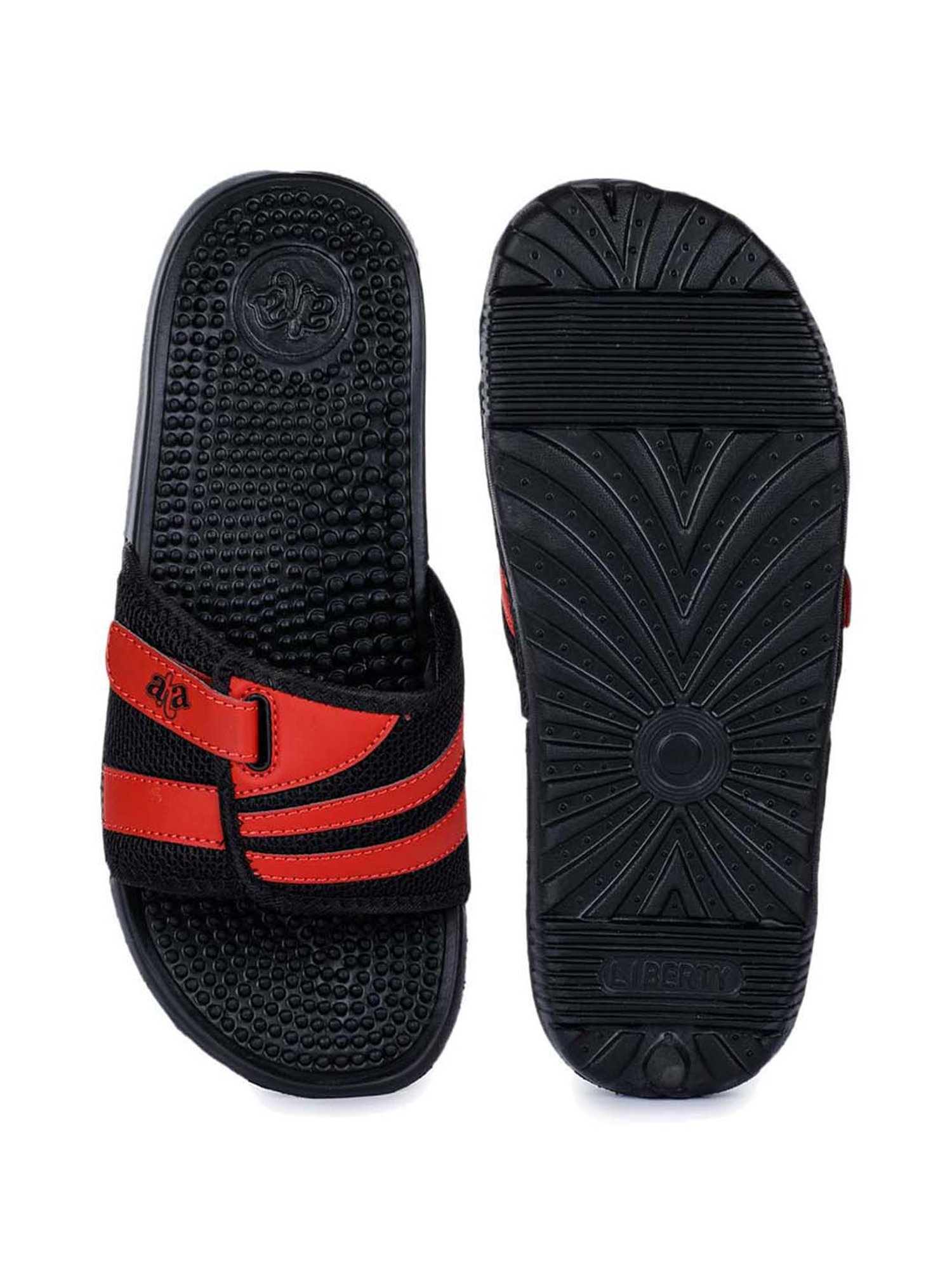 Aha by Liberty Men's Red Slides