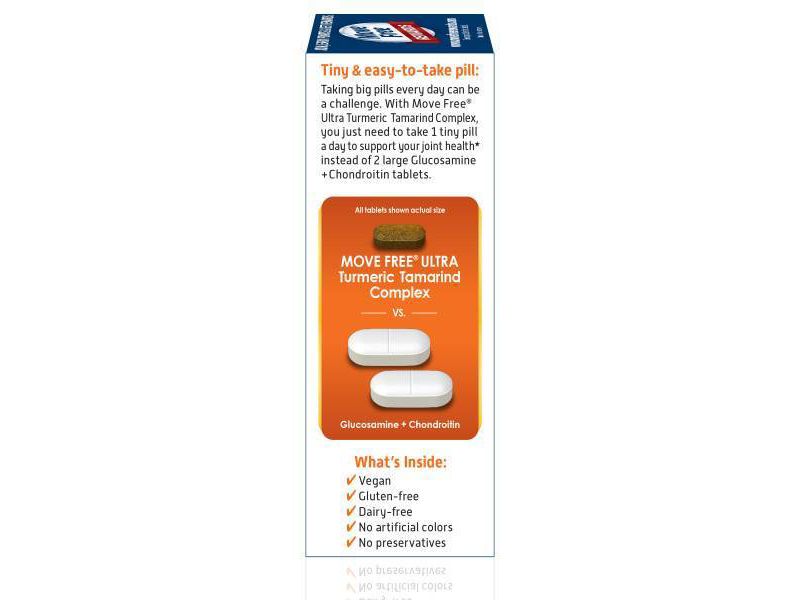 Move Free Ultra Turmeric + Tamarind Complex Tablets with Calcium and Collagen - 64ct