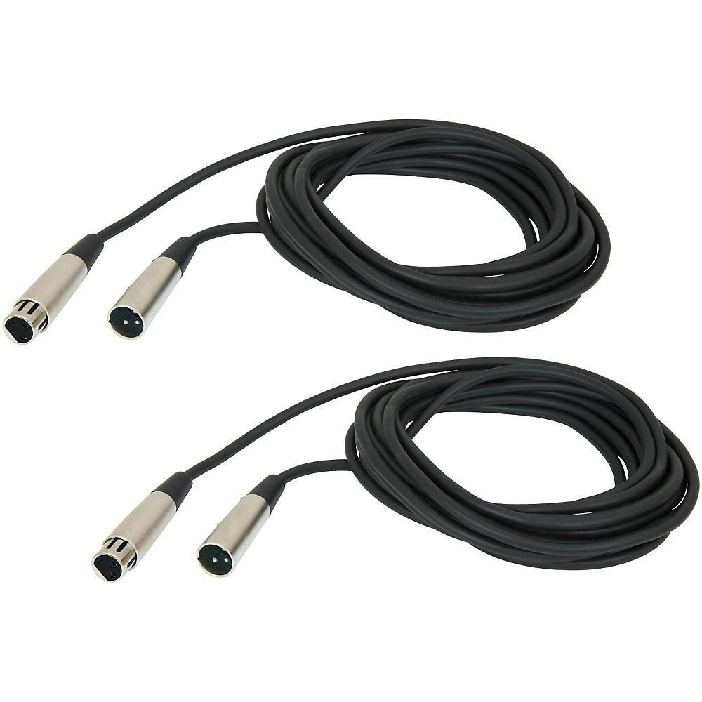 Musician's Gear XLR Microphone Cable (2-Pack) 20 ft.