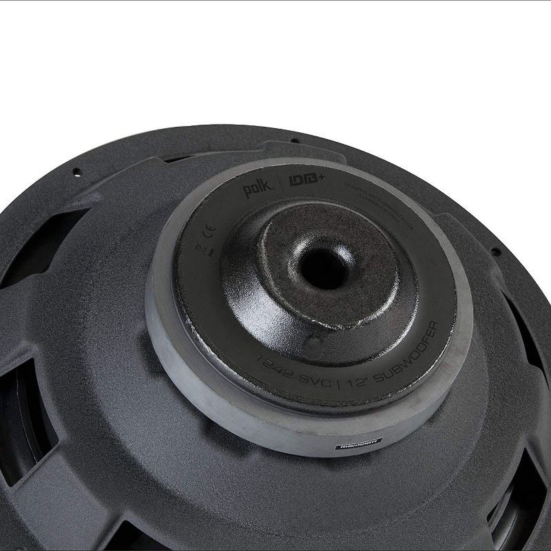 Polk Audio 1110W 12 Inch Single Voice Coil Marine Car Subwoofer (2 Pack)