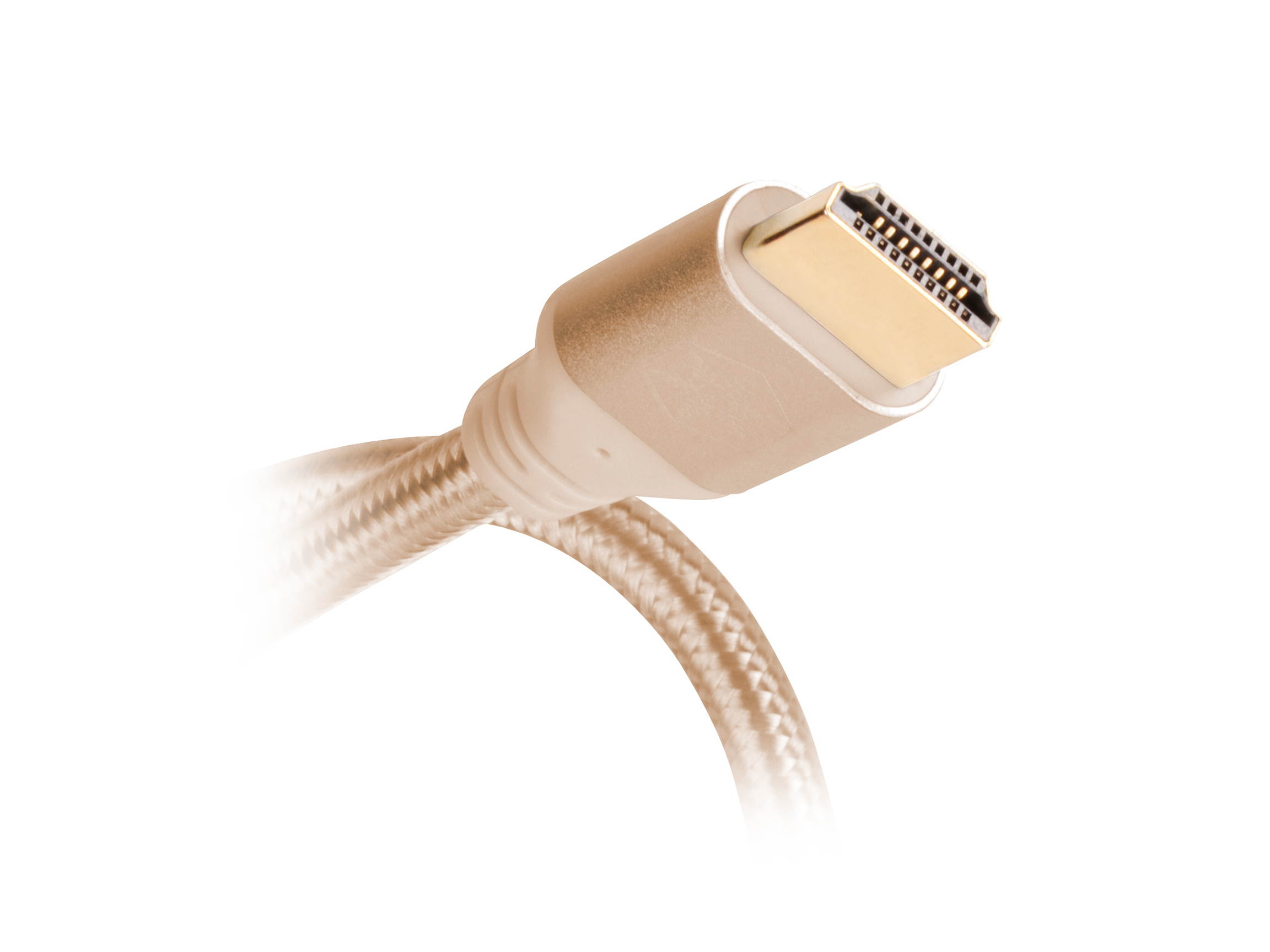 SilverStone HDMI Cable 4k Resolution at 60 Hz, with HDMI 2.0b Certification in Gold Color CPH01G-1800