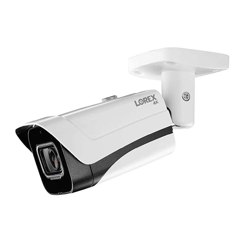 C861MB IndoorOutdoor 4K Ultra HD Analog Metal Security Bullet Camera 28mm 135ft IR Night Vision Color Night Vision Audio Works with D841D841B DV900 LHV5100W Series White