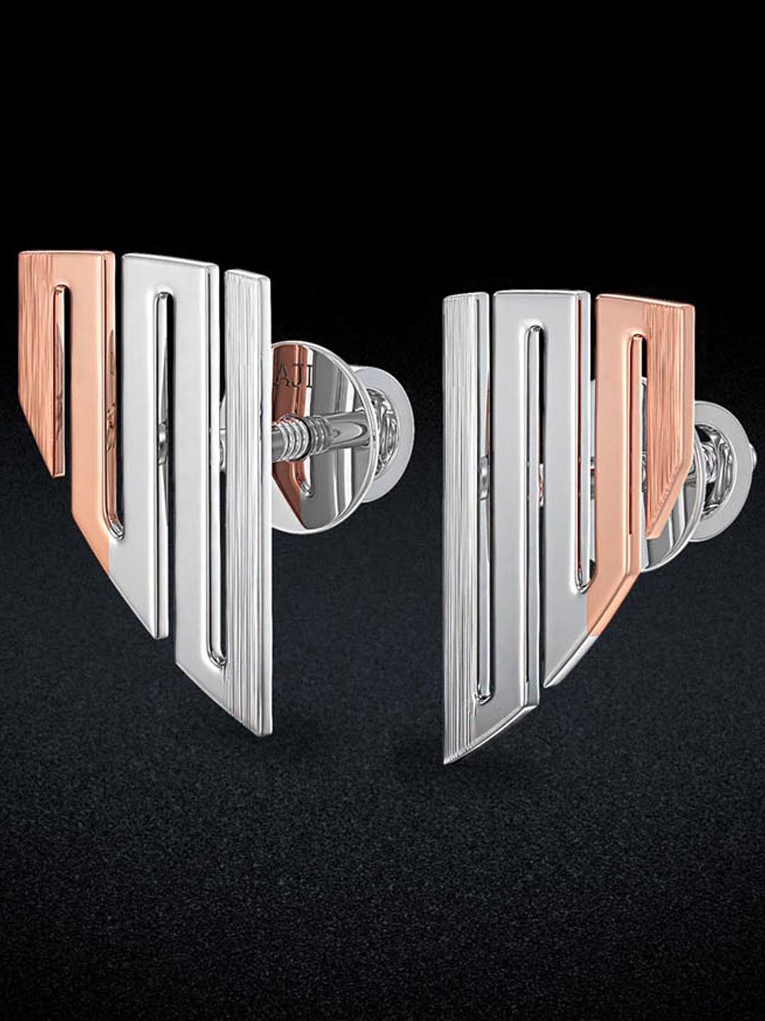 Joyalukkas 950 Platinum Futuristic Fashion Ear Stud