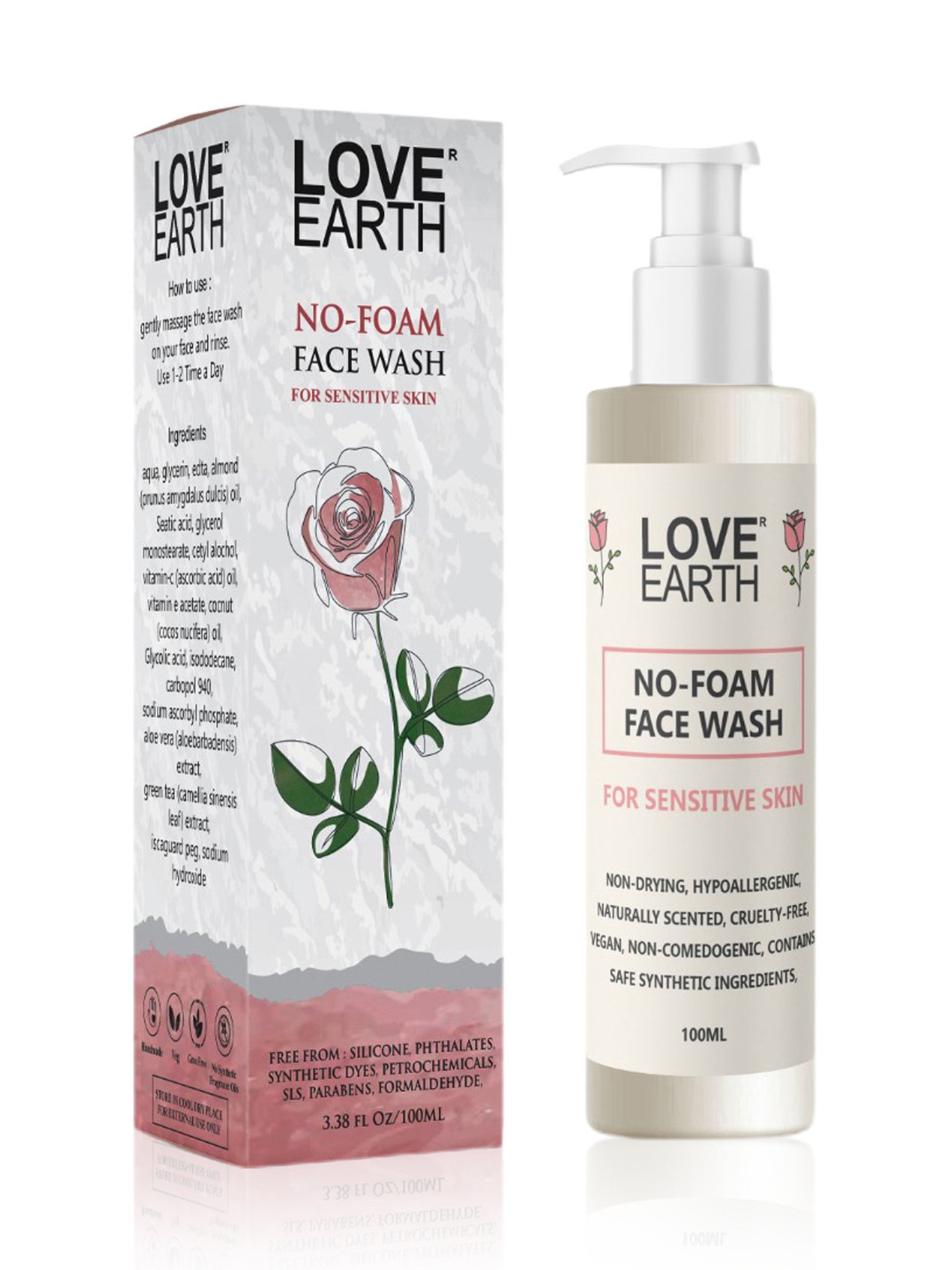 Globus Naturals Rice Ceramide Radiance Face Wash - Pack of 3